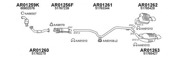 VENEPORTE 010072 Exhaust System